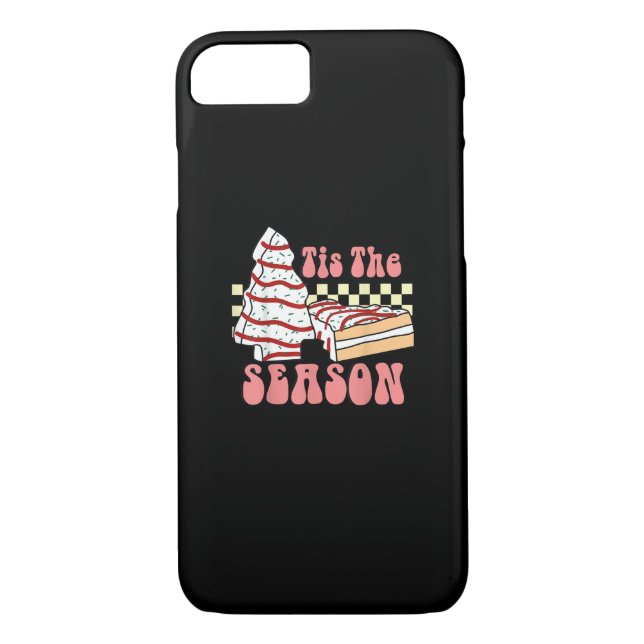 Tis The Season Christmas Tree Groovy Retro Debbie  Case-Mate iPhone Hülle (Rückseite)