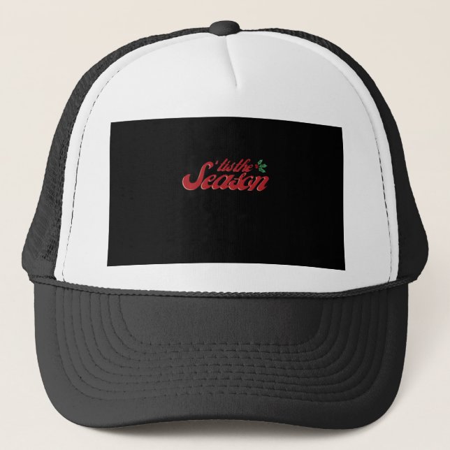 Tis The Season Classic & Basic Design Truckerkappe (Vorderseite)