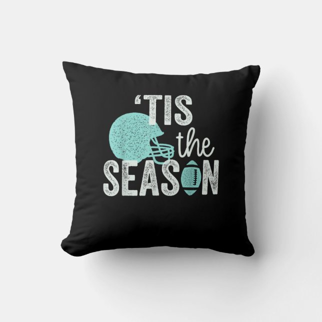 Tis The Season Football Family I Heart Football Se Kissen (Vorderseite)
