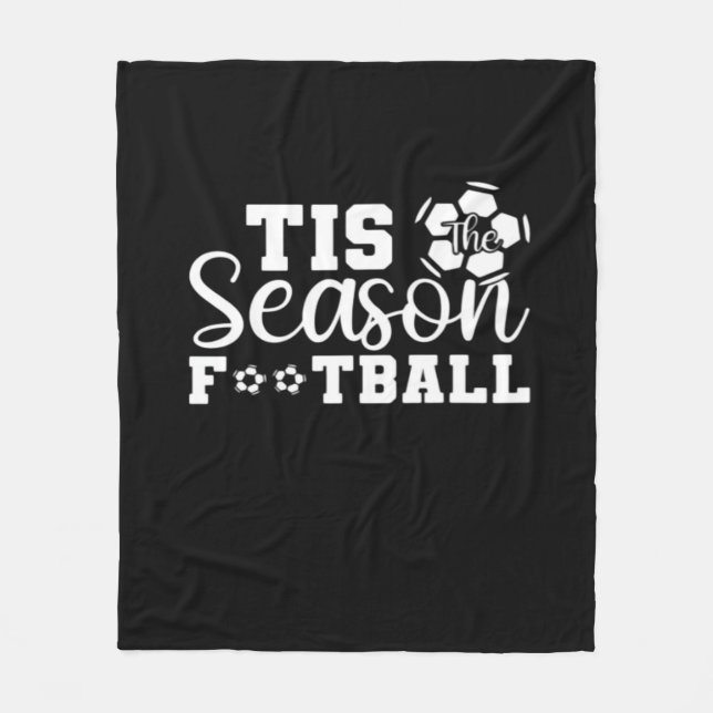 Tis The Season Football Fleecedecke (Vorderseite)
