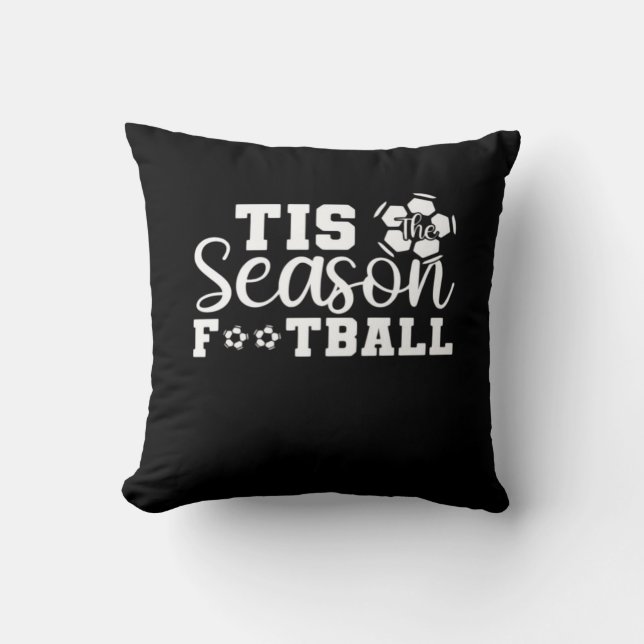 Tis The Season Football Kissen (Vorderseite)