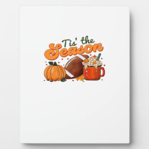 Tis The Season Football Tasse Herbst Design Fotoplatte