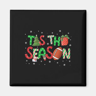 Tis The Season Football Weihnachtsbaum Kaffee Froh Magnet