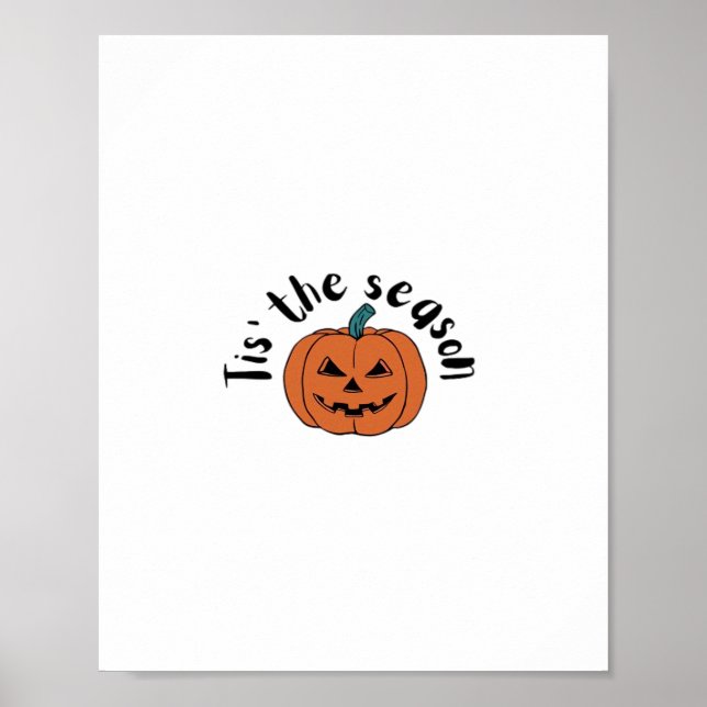 Tis The Season Funny Sloth Design Poster (Vorne)