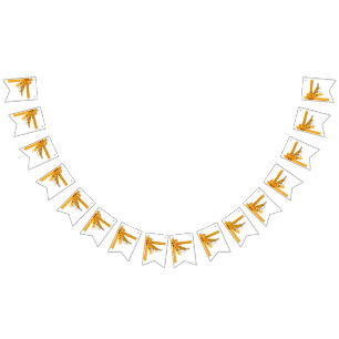 Tis The Season Gold Bunting-Flaggenbanner Wimpelkette