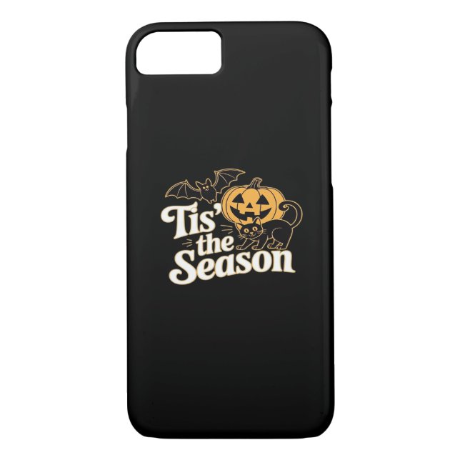 Tis The Season Halloween Bats Pumpkin Fall Funny C Case-Mate iPhone Hülle (Rückseite)