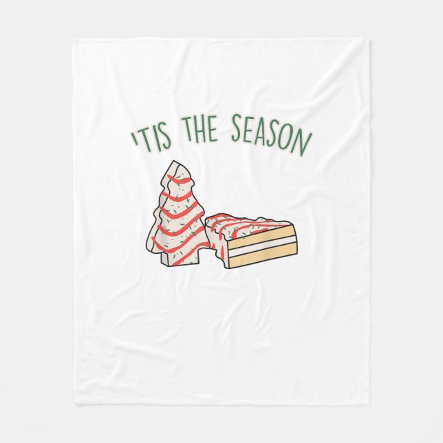 Tis The Season Holiday Christmas Fleecedecke (Vorderseite)