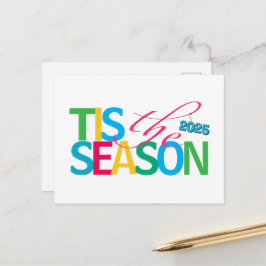 Tis the Season Holiday Postcard Postkarte