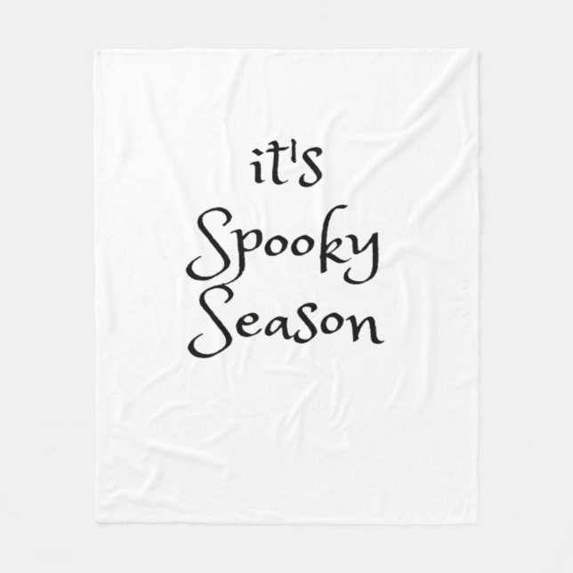 Tis The Season - Its Spooky Season Fleecedecke (Vorderseite)