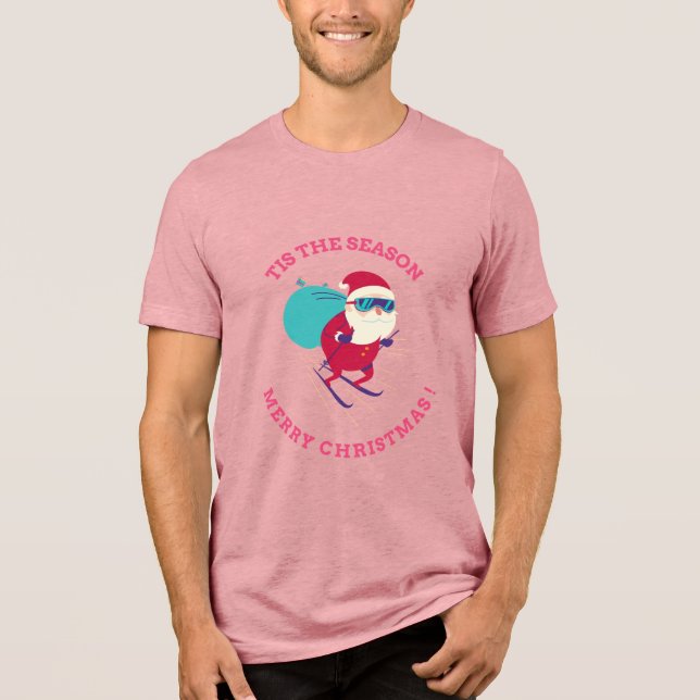 Tis The Season, Merry Christmas ! Tri-Blend Shirt (Vorderseite)