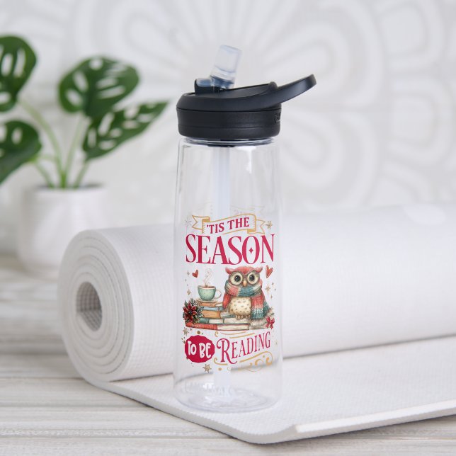 'Tis The Season to Be Reading  Trinkflasche (Yoga (gedreht))