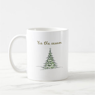 Tis The Season Weihnachtsbaum Debbie Groovy Santa Kaffeetasse