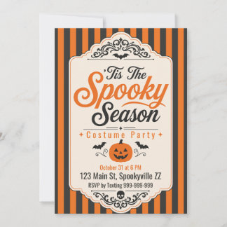 ’Tis the Spooky Season Halloween-Party Einladung
