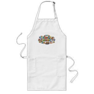 Tisch-Modus Ein Lustiges Foodie-Grafik-T-Shirt Lange Schürze