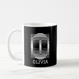 TISCH SCHREIBEN O - ALPHABET NAME O KAFFEETASSE
