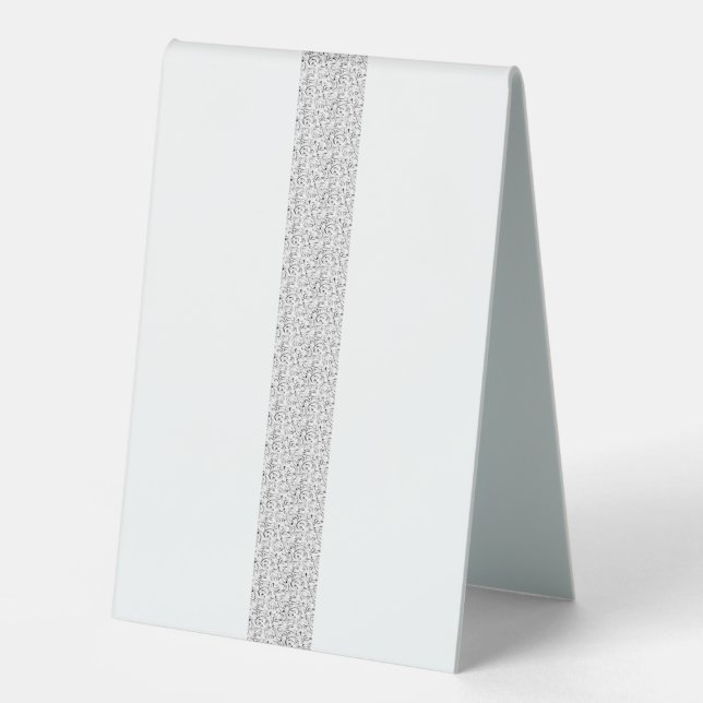 Tisch Tent Schild (Vorderseite)