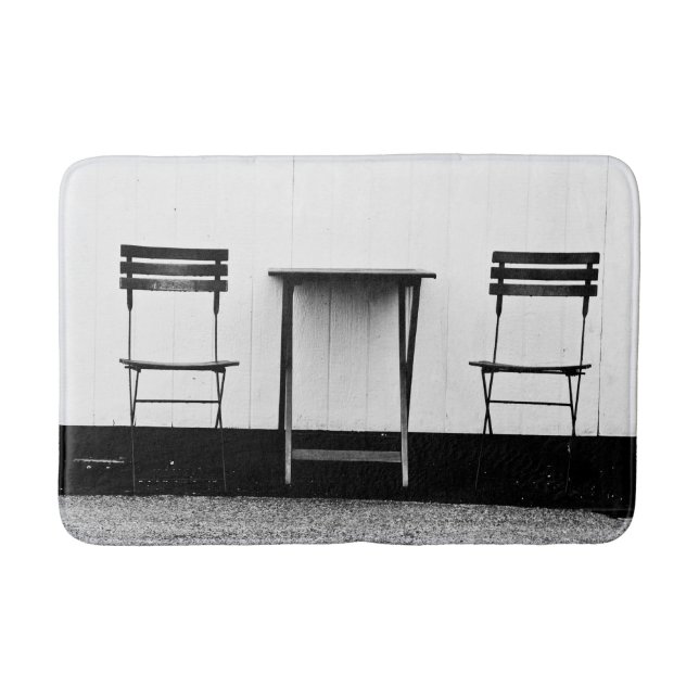 Tisch und Stühle Badematte (Vorderseite)