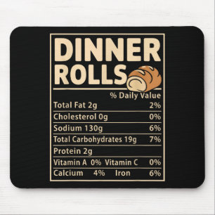 Tischbrötchen Nährwertangaben Lustiges Brot Essen Mousepad