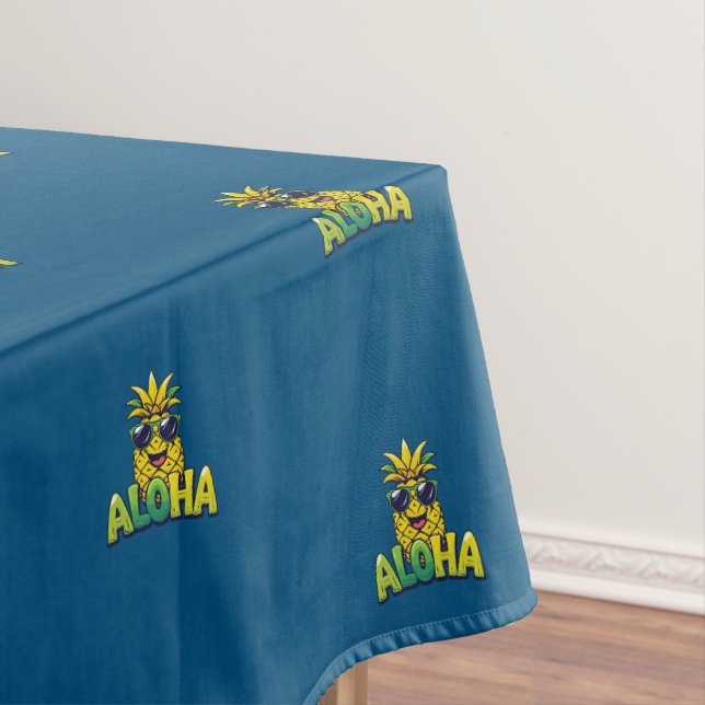 Tischdecke aus Baumwolle mit Ananasmuster aus der  (Beispiel)