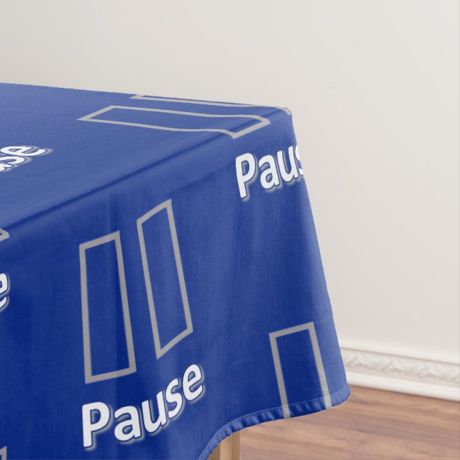 Tischdecke Blau Pause (Beispiel)