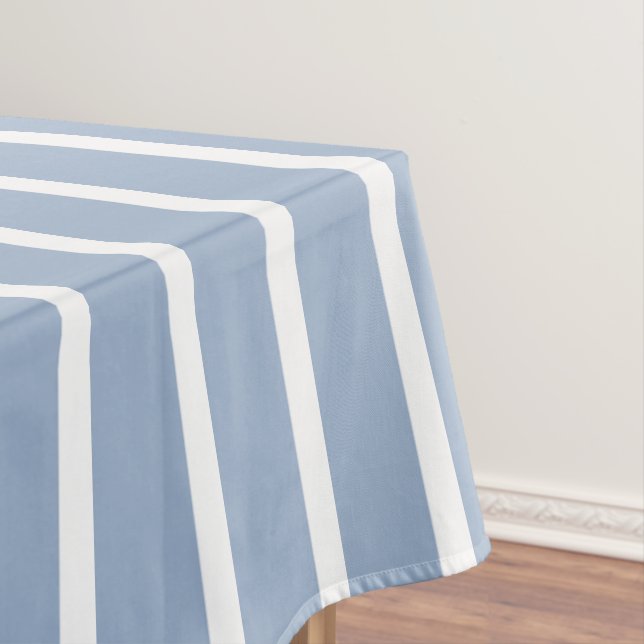 Tischdecke Blau & Weiß gestreift (Beispiel)