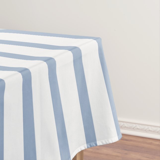 Tischdecke Blau & Weiß gestreift (Beispiel)
