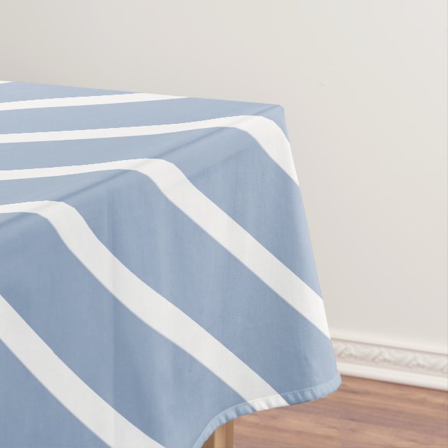 Tischdecke Blau & Weiß gestreift (Beispiel)