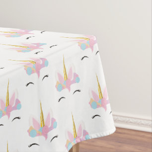 Tischdecke des Einhorn-Muster- 