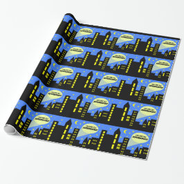 Tischdecke des Superheldes | des Geschenkpapier