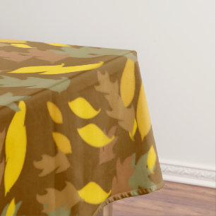Tischdecke Eule und Herbstkürbisse