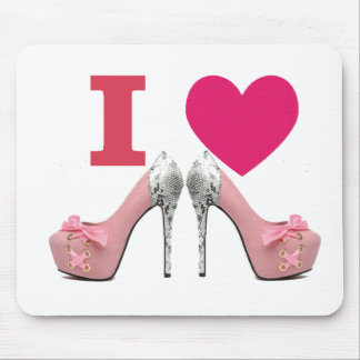 Tischdecke für Maus I love High heels! Mousepad