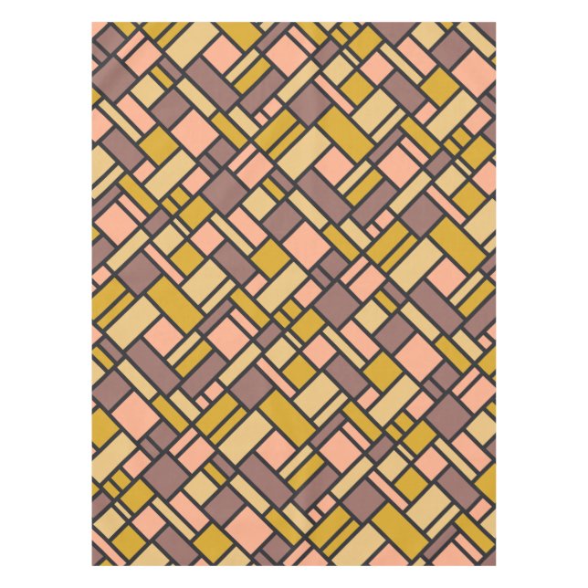 Tischdecke geometrisches Muster (Vorderseite)