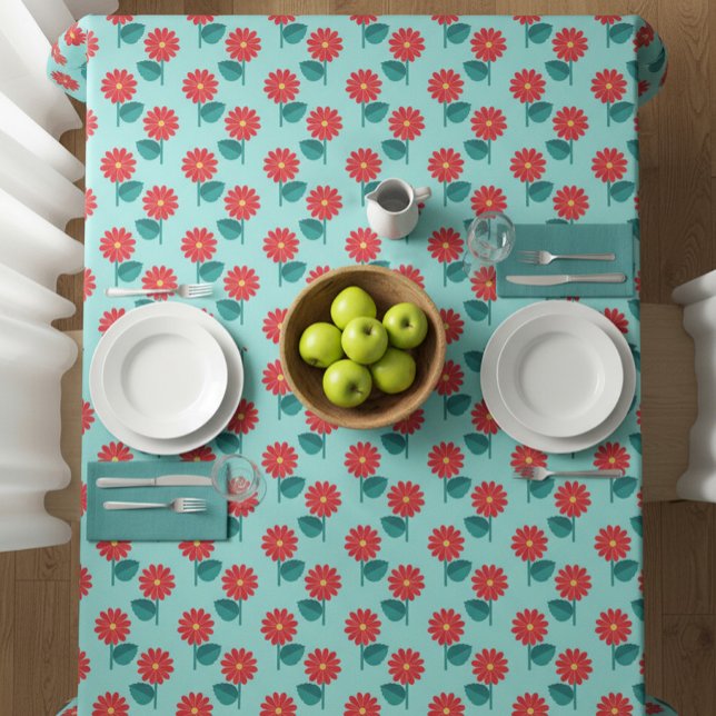 Tischdecke mit Gänseblümchenmuster (Von Creator hochgeladen)