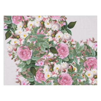 Tischdecke mit Vintage-Rosen