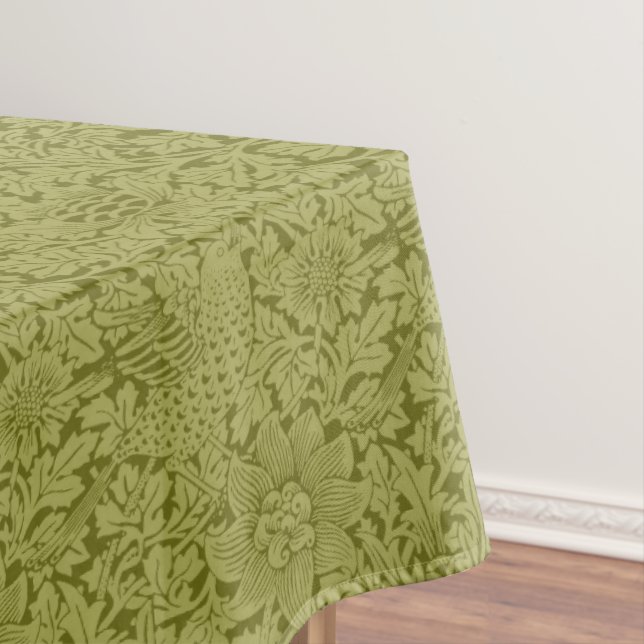 Tischdecke mit Vogel und Anemone von William Morri (Beispiel)