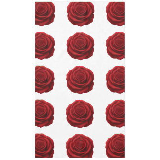 Tischdecke - Rote Rosenblüte