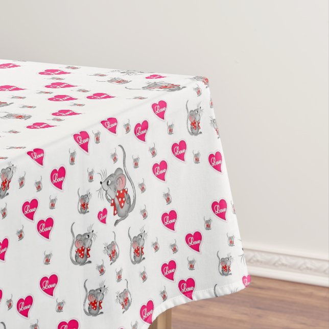 Tischdecke Valentinstag (Beispiel)
