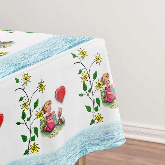 Tischdecke Valentinstag (Beispiel)