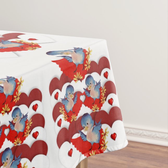 Tischdecke Valentinstag (Beispiel)