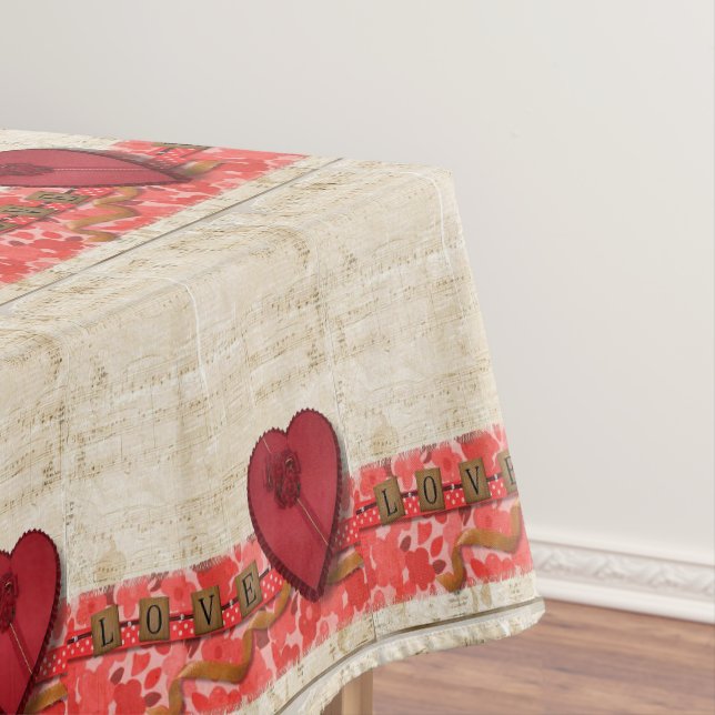 Tischdecke Valentinstag (Beispiel)