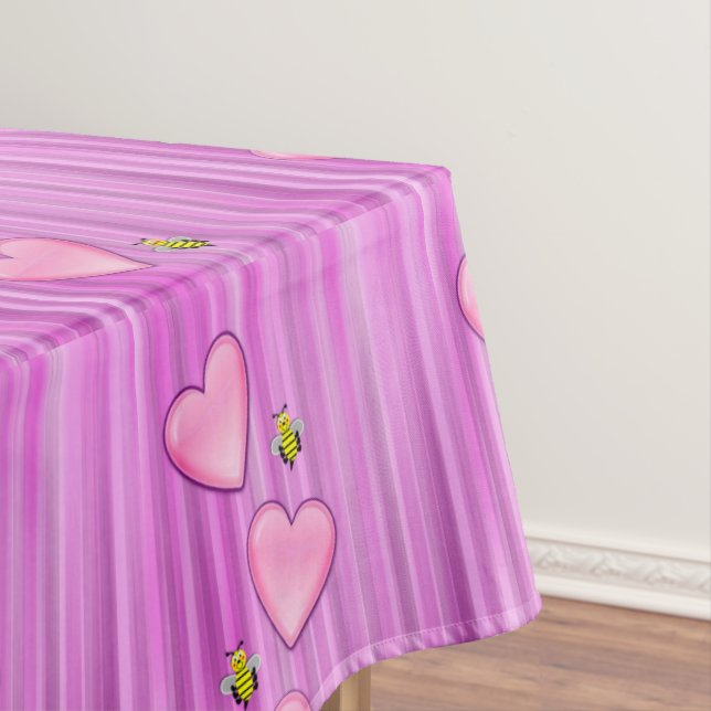 Tischdecke Valentinstag Hummel (Beispiel)