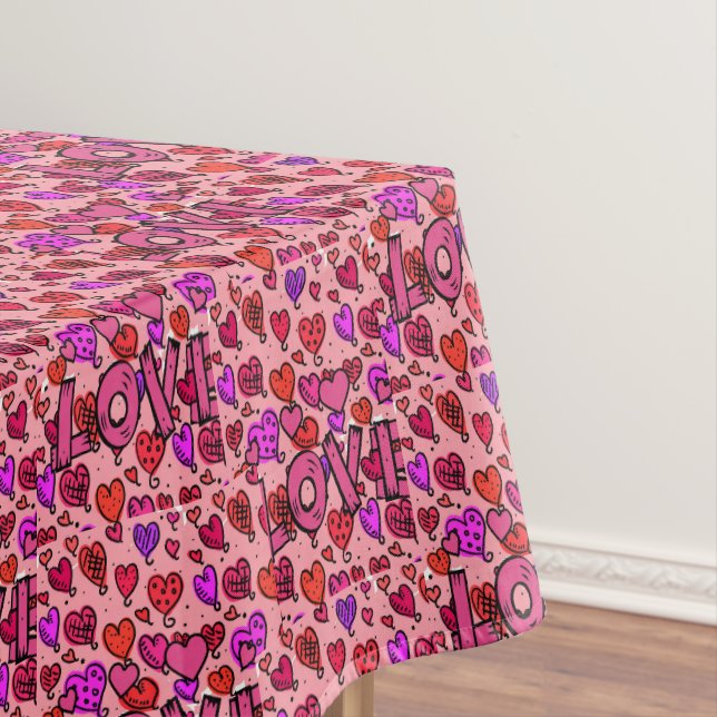 Tischdecke Valentinstag Liebe (Beispiel)