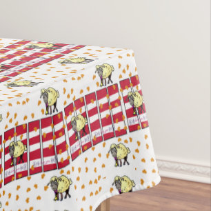 Tischdecke Valentinstag Schafe