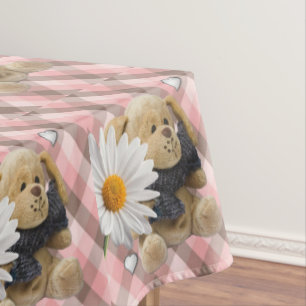 Tischdecke Valentinstag Teddybär