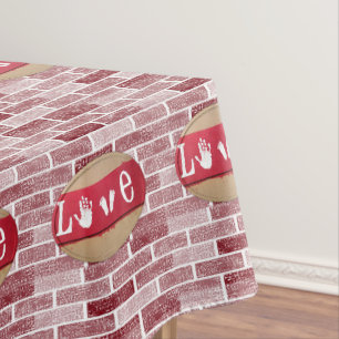 Tischdecke zum Valentinstag