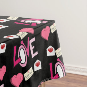 Tischdecke zum Valentinstag