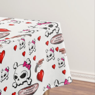 Tischdecke zum Valentinstag