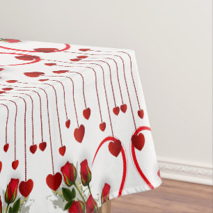 Tischdecke zum Valentinstag