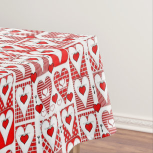 Tischdecke zum Valentinstag