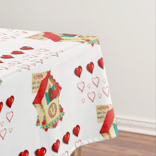 Tischdecke zum Valentinstag
